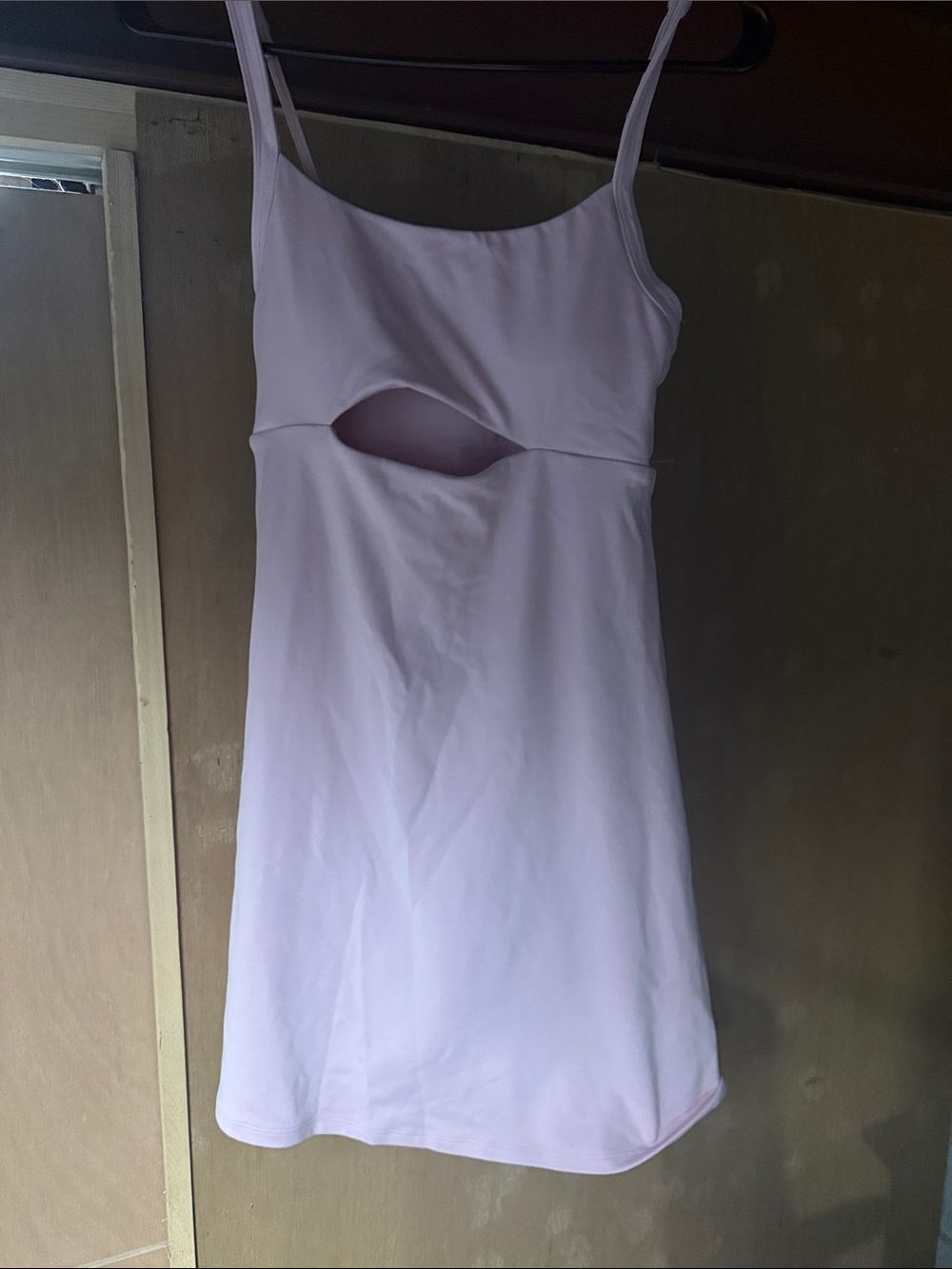 Hollister Pale Pink Cutout Slip Dress